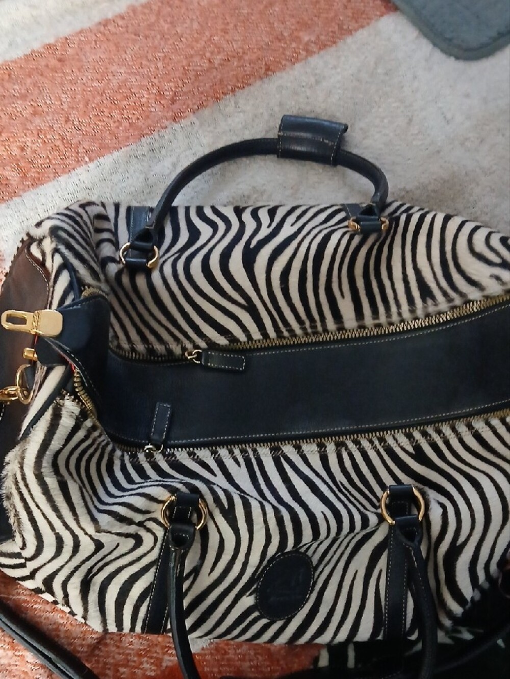 Terrida Italian Duffle Bag Zebra - Picture 3 of 9